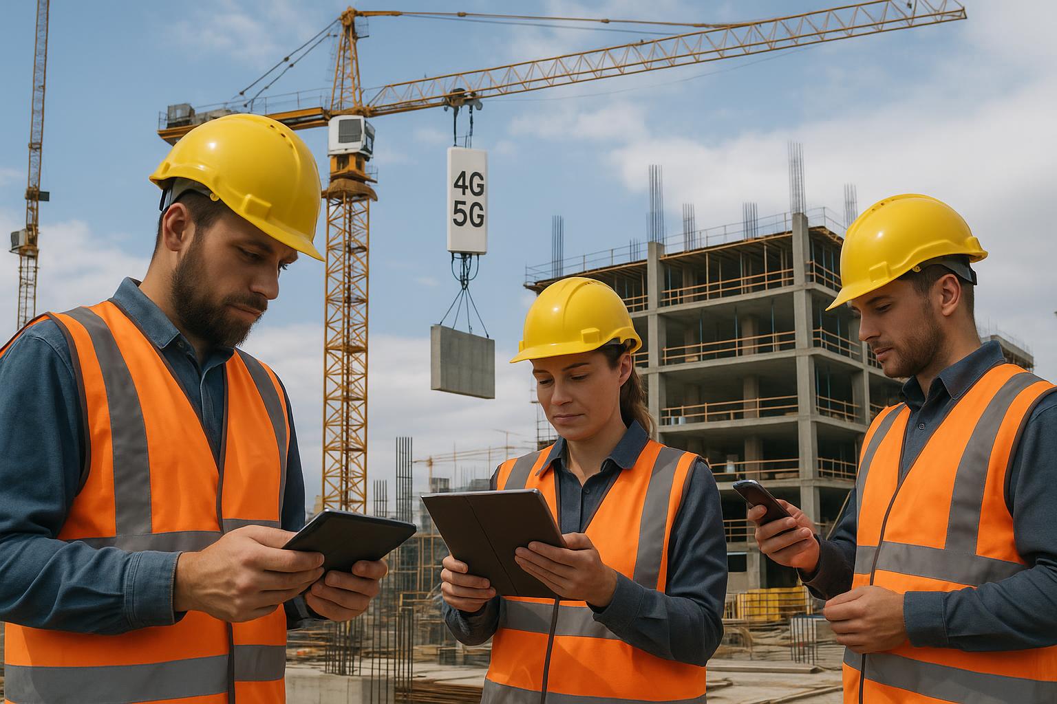 Connectivité pour chantiers BTP : les solutions qui fonctionnent vraiment